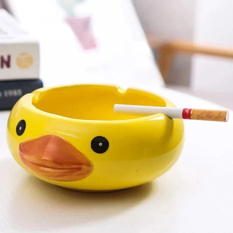 AniMood – Playful Cartoon Animal Ashtray for Home Decor