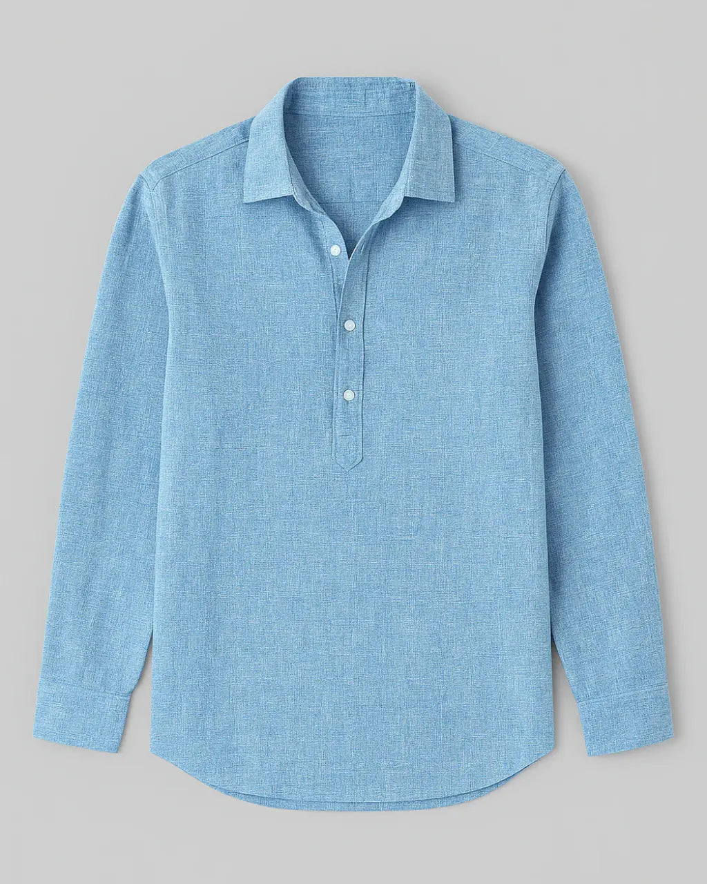 Linnen Overhemd – De Verheven Essentiële Editie-Shirts-Velani-Blauw-S-Velani