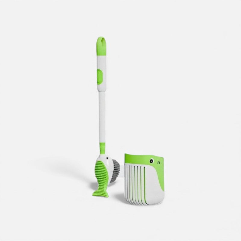 AquaHold – Wall-Mounted Brush Holder with Fish Design