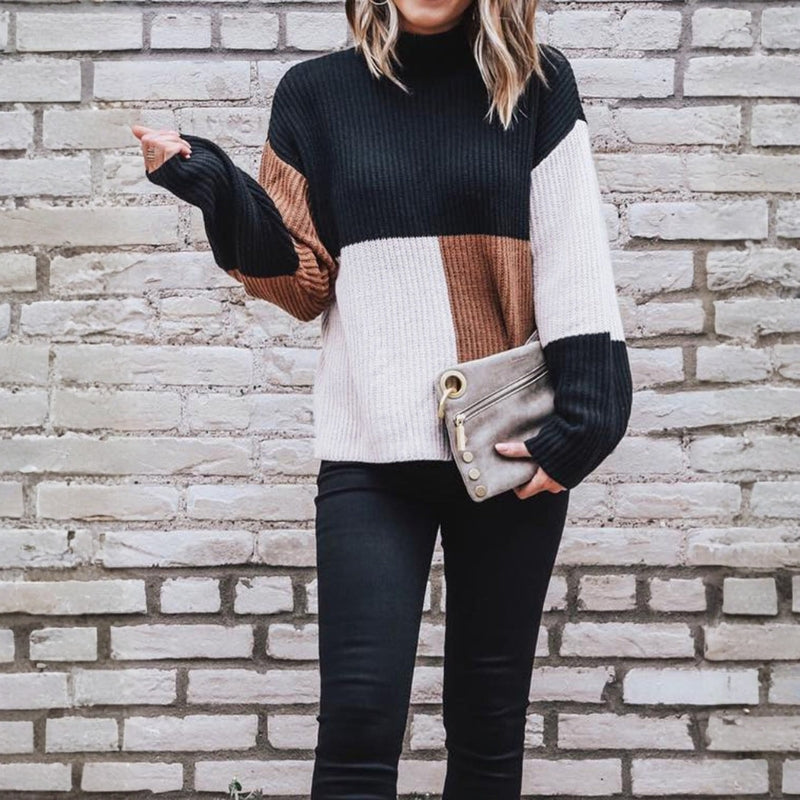 Emma – Long Sleeve Sweater with Round Neck Design
