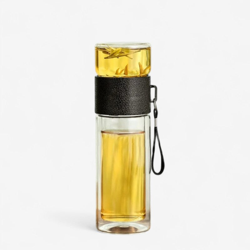 HydraFlow – Transparante Draagbare Infuser Ronde Waterfles Velani