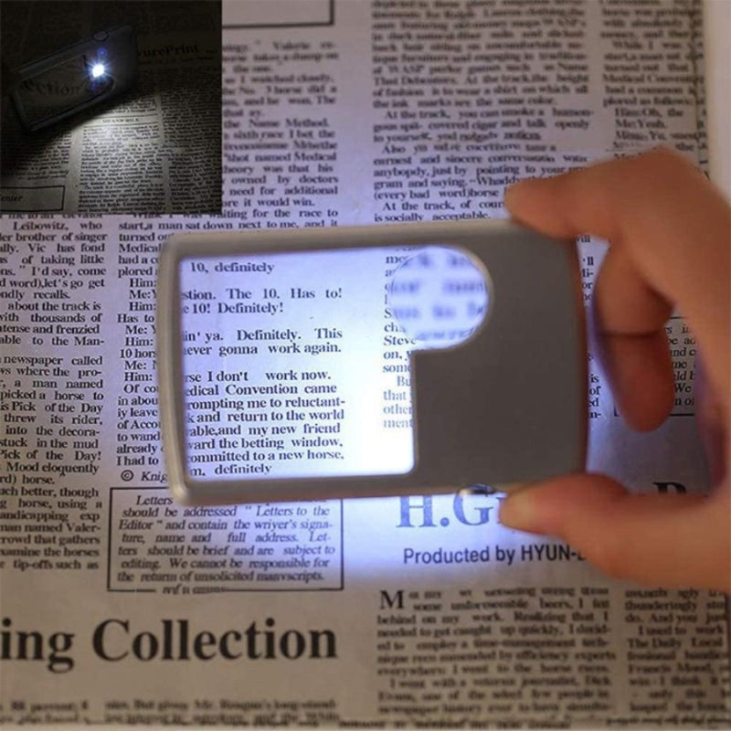 LensGlow – Portable Magnifier with LED Light