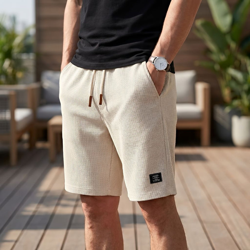 Men's Comfortable Casual Shorts with Drawstring