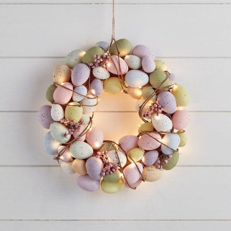 EggLuma – Easter Egg Wreath with LED Glow