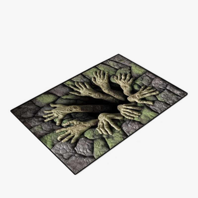 Hallowstep – 3d Halloween Doormat With Optical Illusion