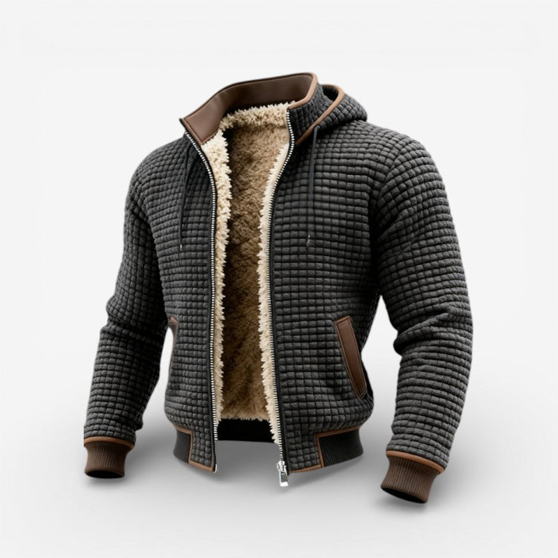 Logan – Long Sleeve Jacket with Zipper Closure and Pocket