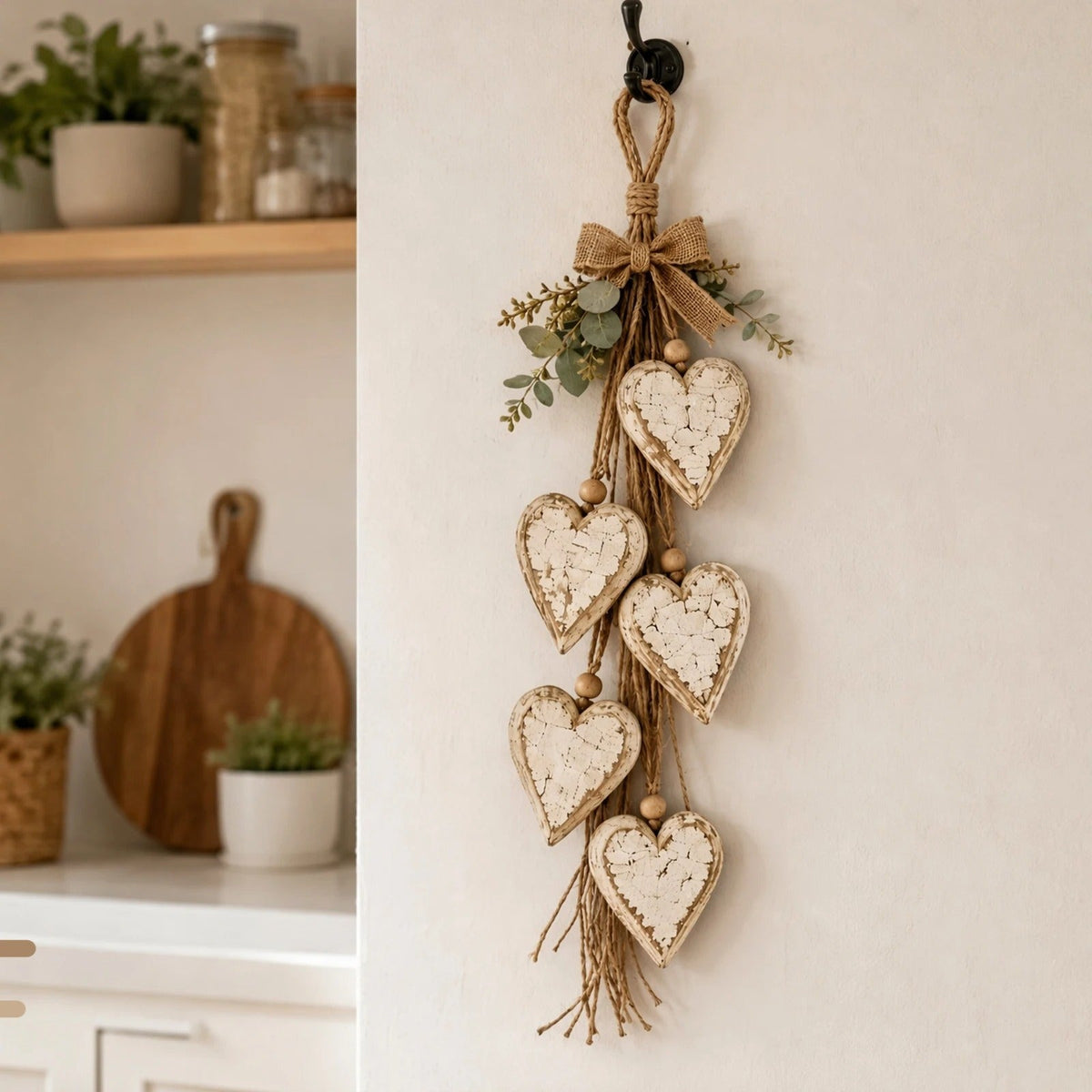Heartwood - Wooden Heart Wall Decoration With Led Lighting