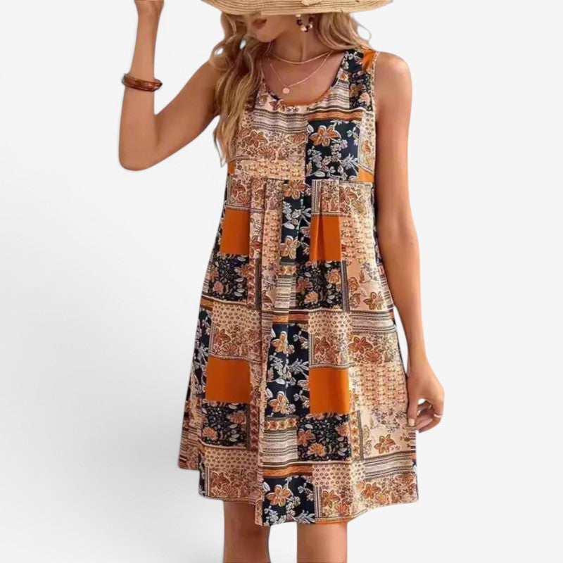 Women’s Mini Dress Sleeveless Wide Straps
