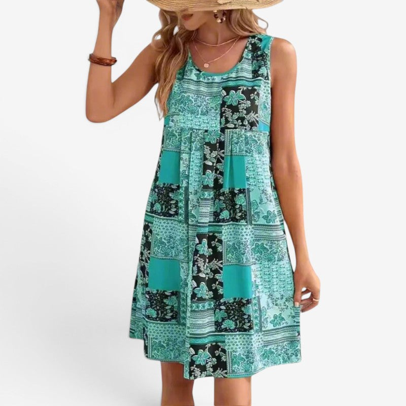 Women’s Mini Dress Sleeveless Wide Straps