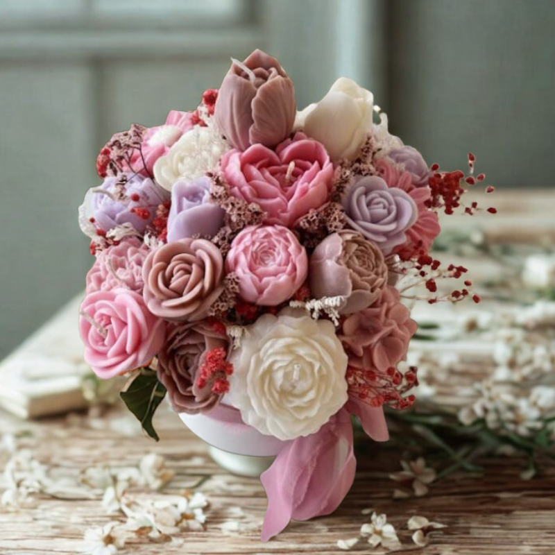 Flower Bouquet with Portable Decorative Arrangement