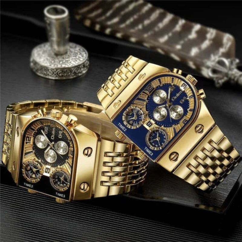 Gideon – Sports Watch with Multi-Time Zone Dial and Adjustable Strap