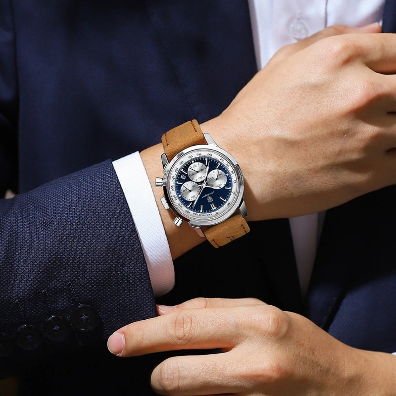 Ethan – Watch with Adjustable Strap and Clear Number Display
