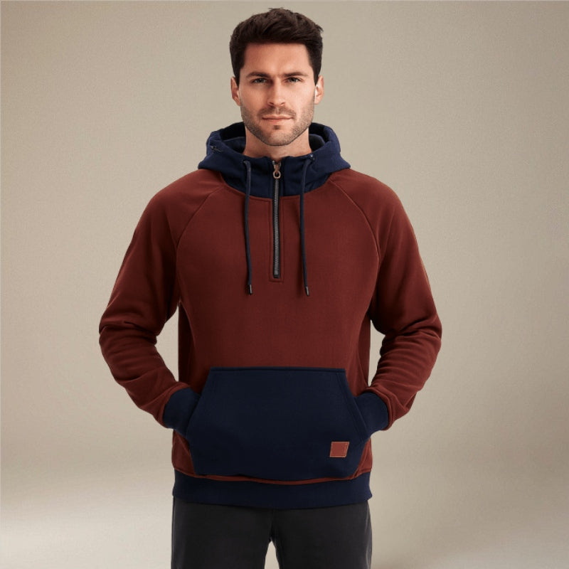 Alexander – Long Sleeve Hoodie With Zipper And Pockets