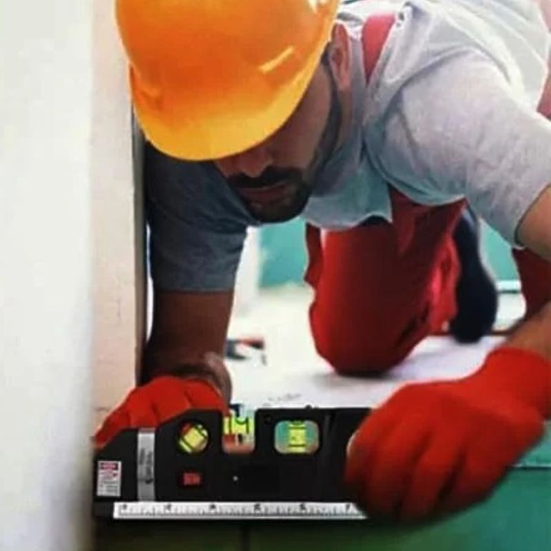 AlignPro – Laserlijn Waterpas met Standaard en Metrische Linialen Velani