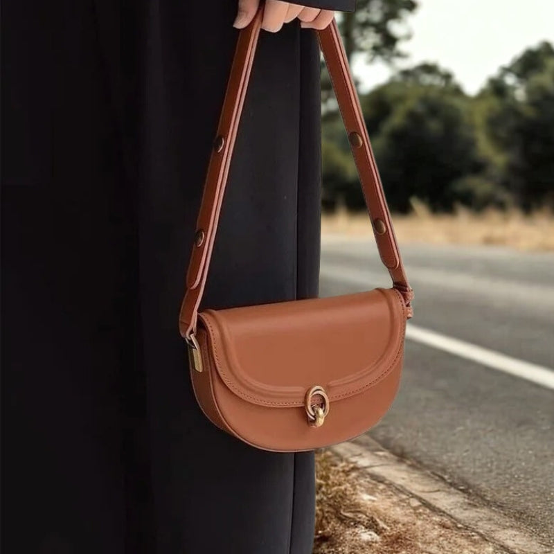 Ava – Women's Bag with Long Shoulder Strap and Hasp Closure