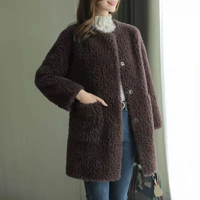 Nina – Long Sleeve Jacket with Pocket Design