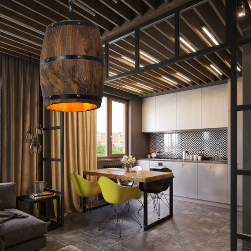 BearGlow – Hanglamp met Vat-Geïnspireerd Ontwerp Velani