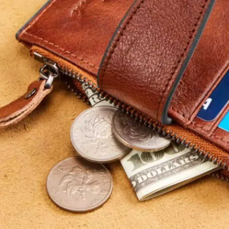 Pieter – RFID-portemonnee met ritssluiting en kaarthouders Velani