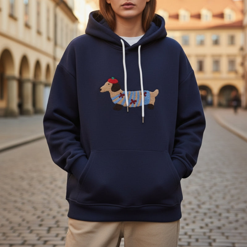 VelGlow – Long Sleeve Jacket with Hoodie and Pocket