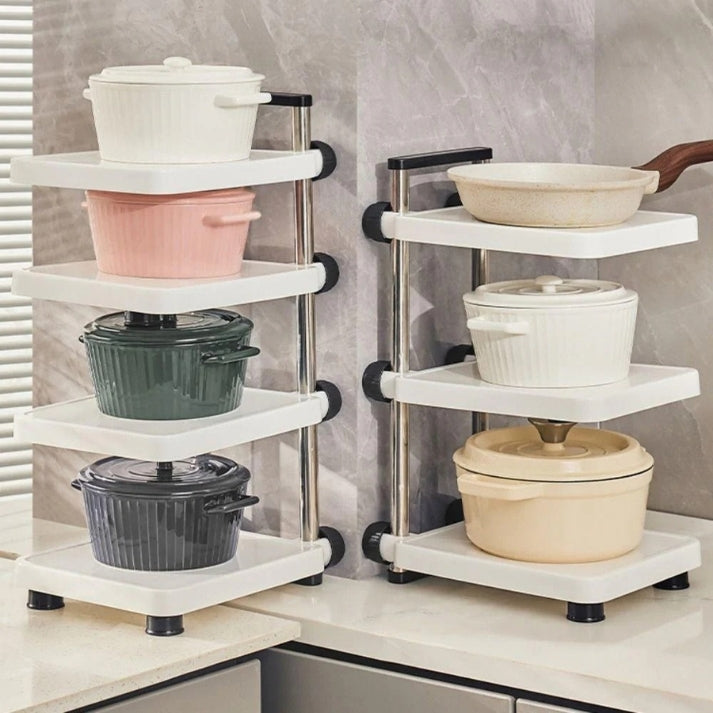 Flexora – Adjustable Storage Shelf for Home Organization