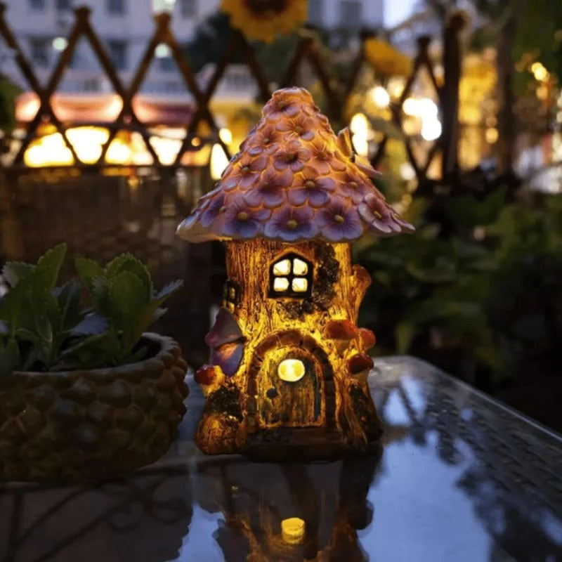 GlowMush – Solar LED Mini Garden Light Mushroom Design
