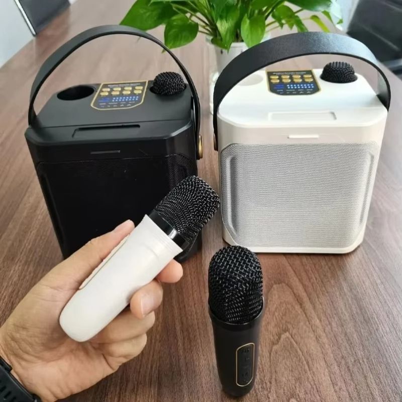 BeatBox – Bluetooth Speaker met Dubbele Microfoons en Handvat Velani