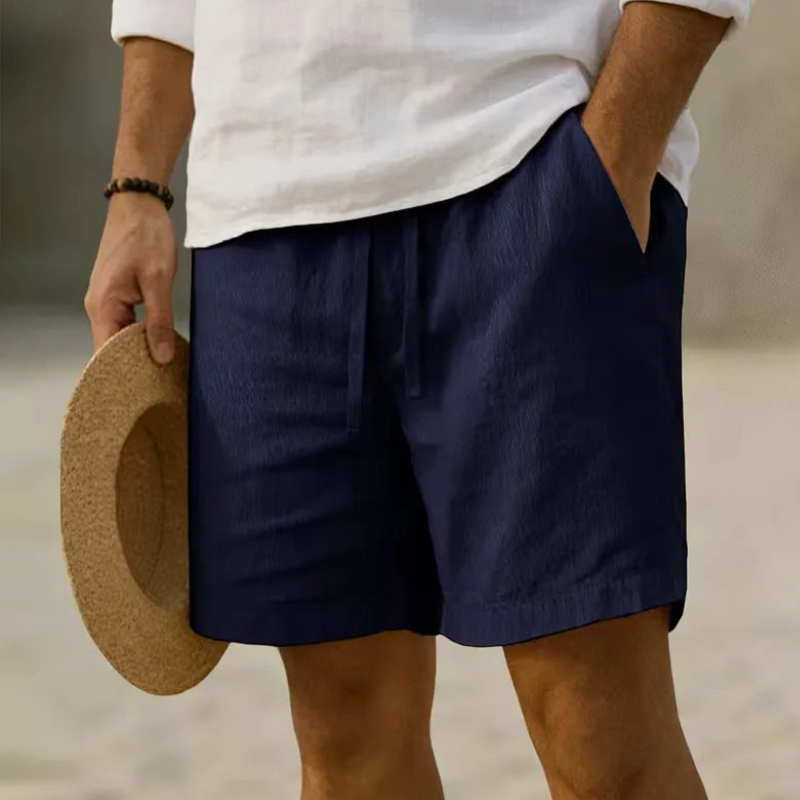 Men's Relaxed Fit Casual Shorts with Drawstring