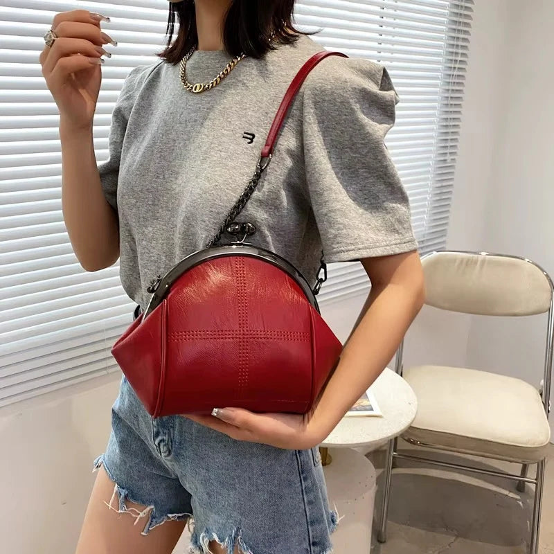 Luisa – Schoudertas met Grote Inhoud en Kettingriem Velani