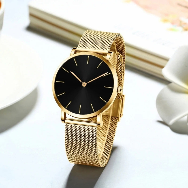 Ava – Scandinavian Minimalist Watch with Adjustable Strap