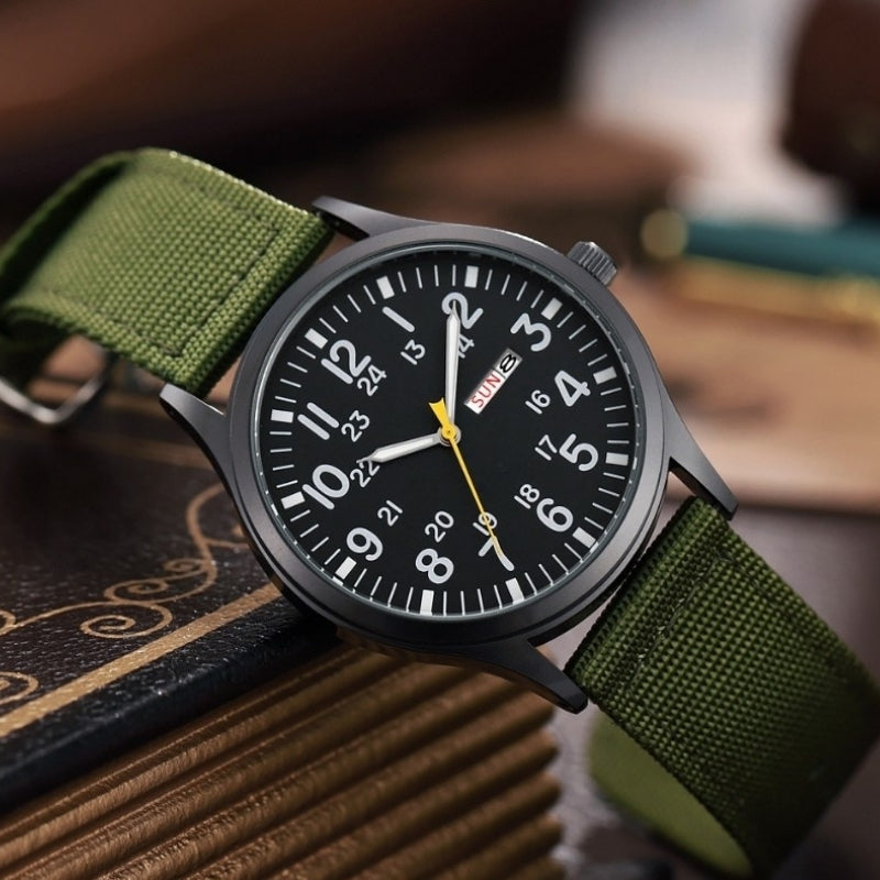 Lucas – Round Watch with Clear Numeric Display