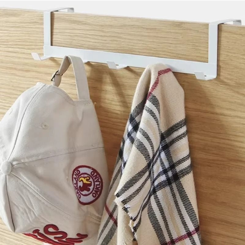 HomeFlex – Five-Hook Door Hanger with Curved Stand