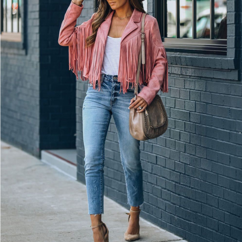 Sophia – Jasje met Reverskraag en Lange Mouwen Velani