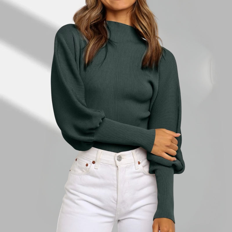 Amber – Trui met lange mouwen en coltrui Velani