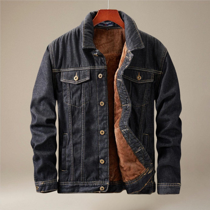 Olivier – Fleece gevoerde jas met lange mouwen en zakken Velani