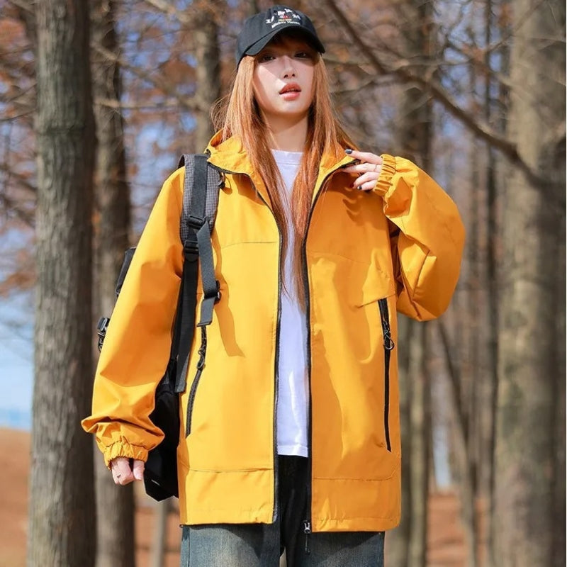 SkyHaven – Long Sleeve Jacket with Hood and Pockets