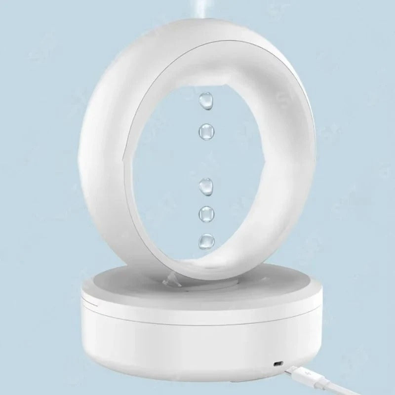 AeroDrop – Ronde aroma diffuser met LED-nachtlicht Velani