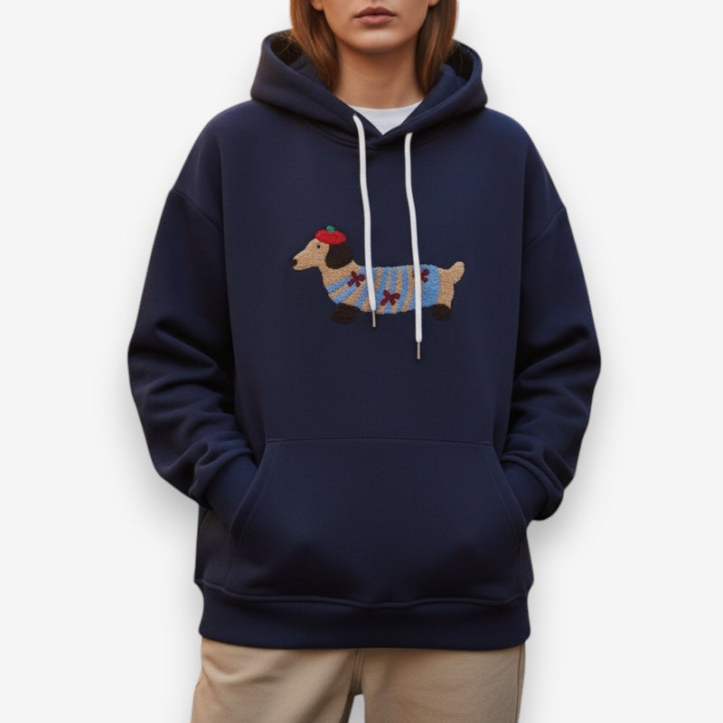 VelGlow – Long Sleeve Jacket with Hoodie and Pocket