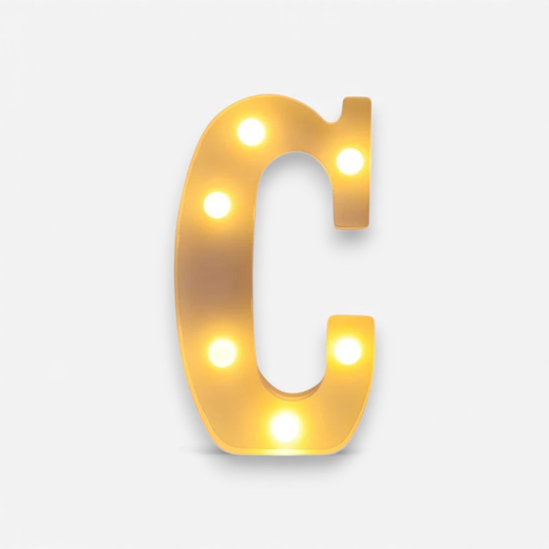 GlowLetter – Decoratieve LED Letter met Modern Ontwerp Velani