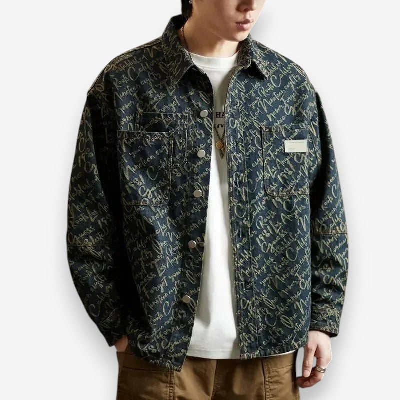 Caleb – Long Sleeve Jacket with Button Closure Design