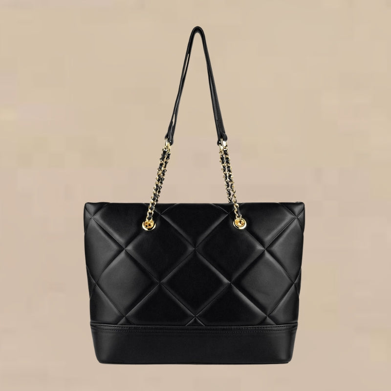 Large Capacity Structured Handbag for Everyday Use