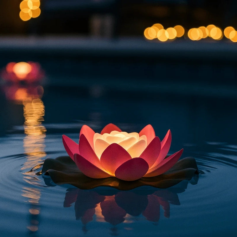 AquaGlow – Floating LED Pond Lamp with Waterproof Design