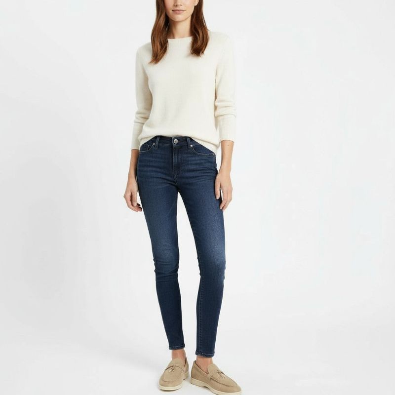 Women's Low Heel Loafers Round Toe