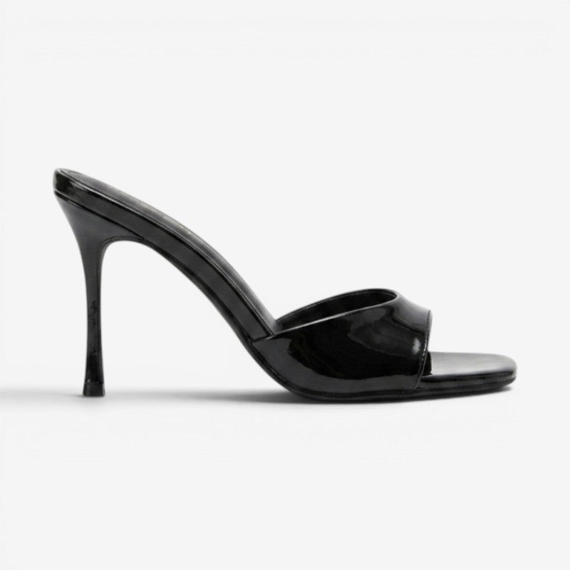 Women's High Heel Sandals with Round Toe Design