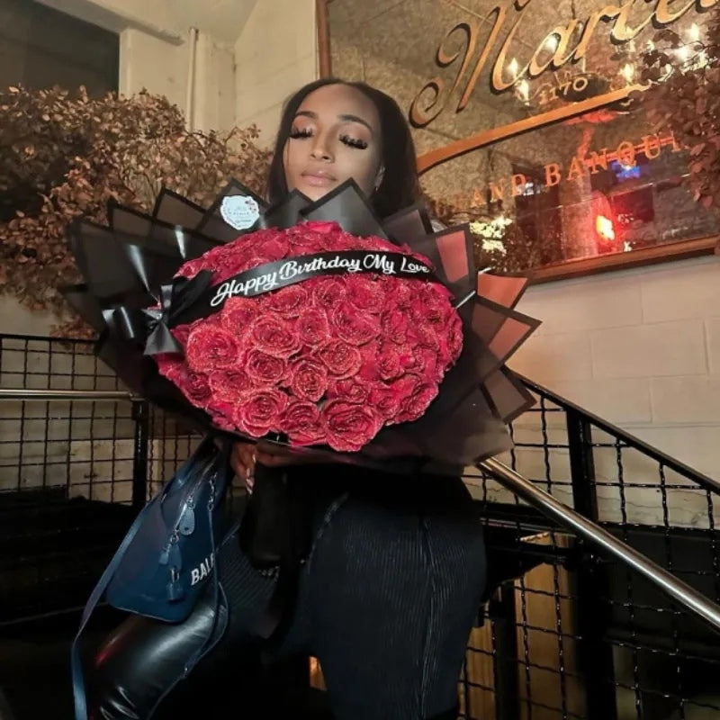 BloomLuxe - Shimmering Decorative Roses For Gifts And Displays