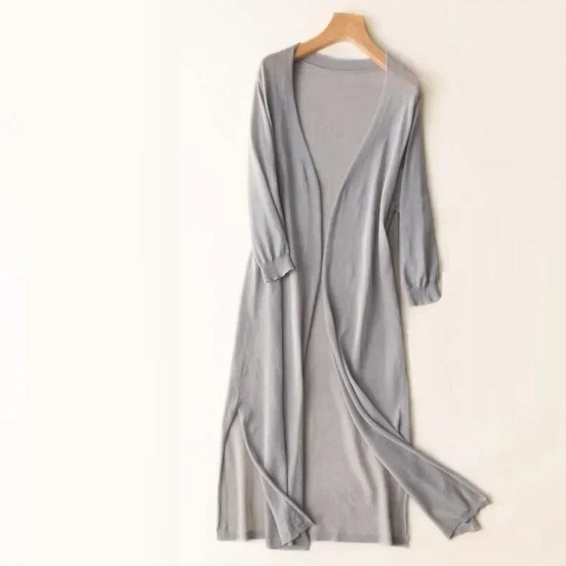 Women’s Open Front Cardigan Long Sleeve Relaxed Fit