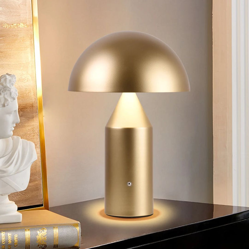 GlowShroom – Mushroom LED Table Lamp with USB Charging and Touch Switch