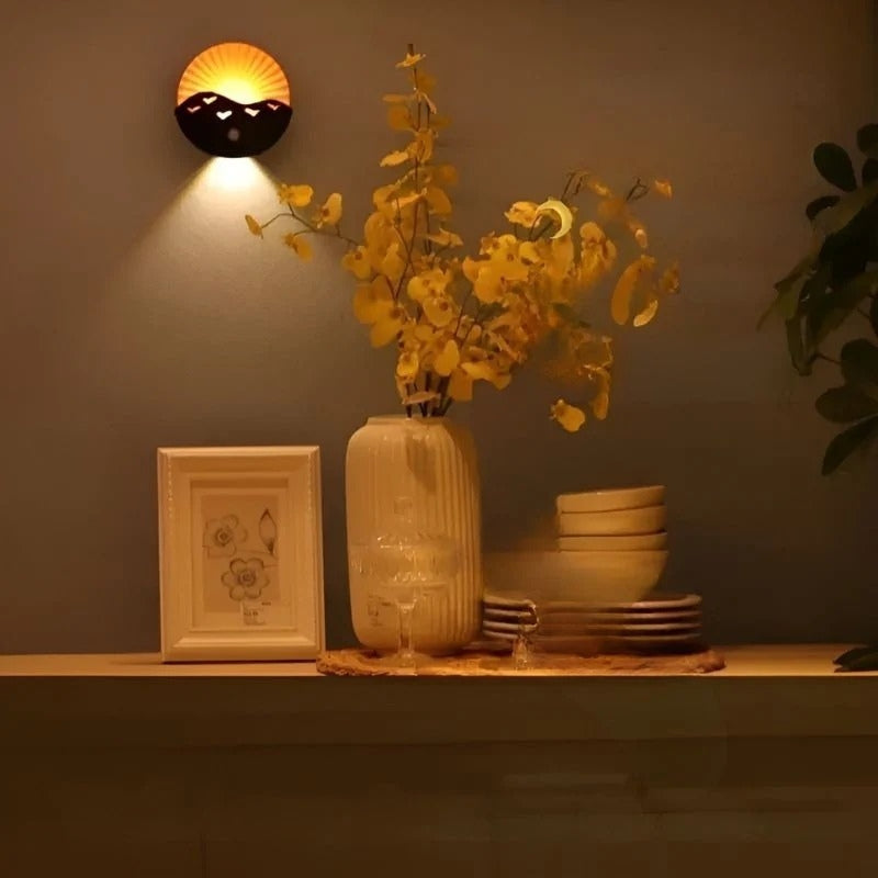 GlowSense – Oplaadbare LED-wandlamp met bewegingssensor Velani