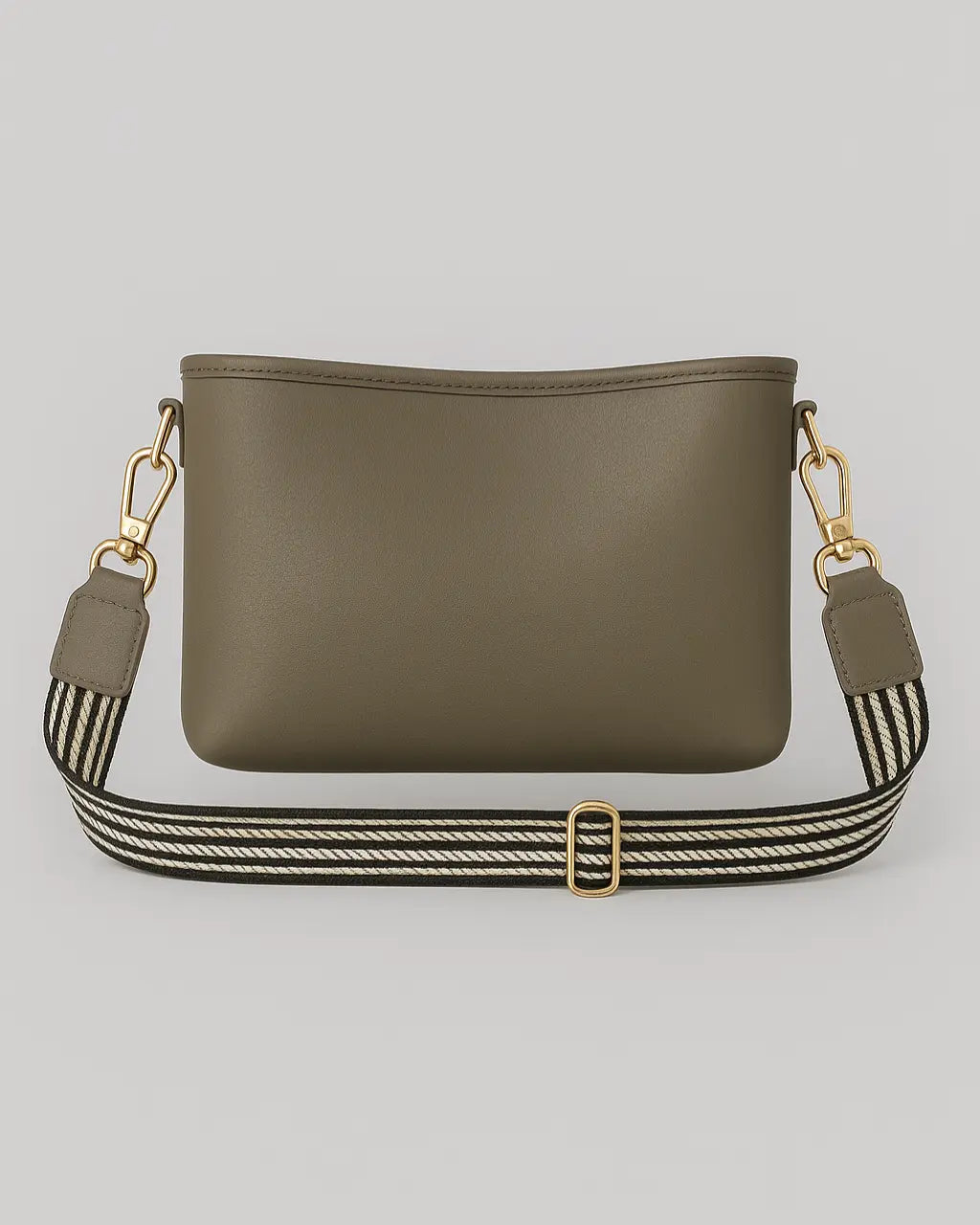 Schoudertas Van PU-Leer Met Verstelbare Riem-Shoulder Bags-Velani-Grijs-Velani