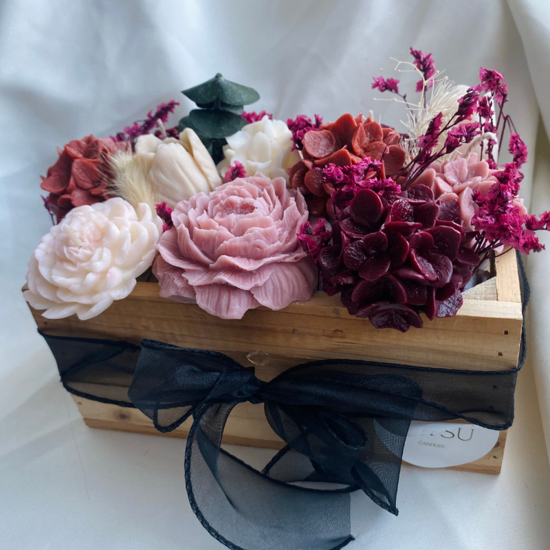 Decorative Flower Bouquet with Fragrance Accent