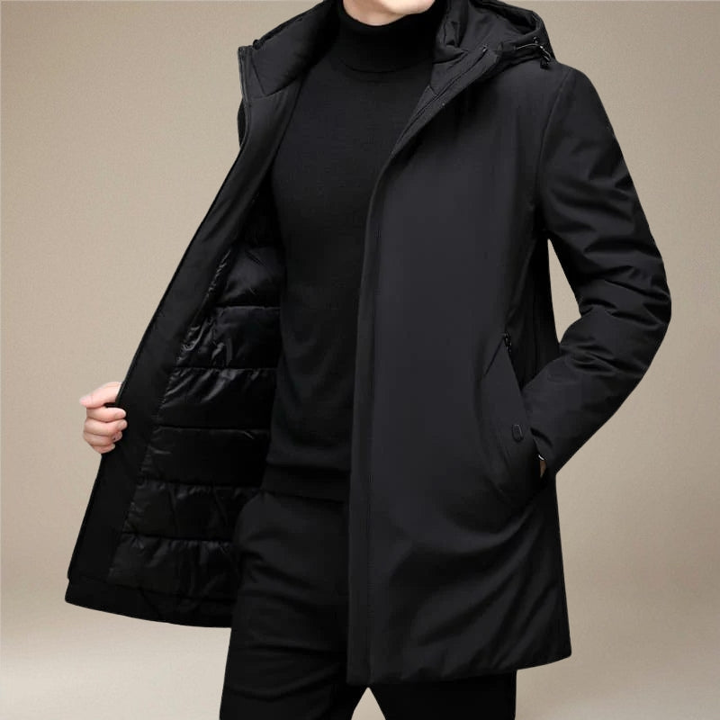 Jayden – Gewatteerd Jack met Lange Mouwen en Verstelbare Capuchon Velani